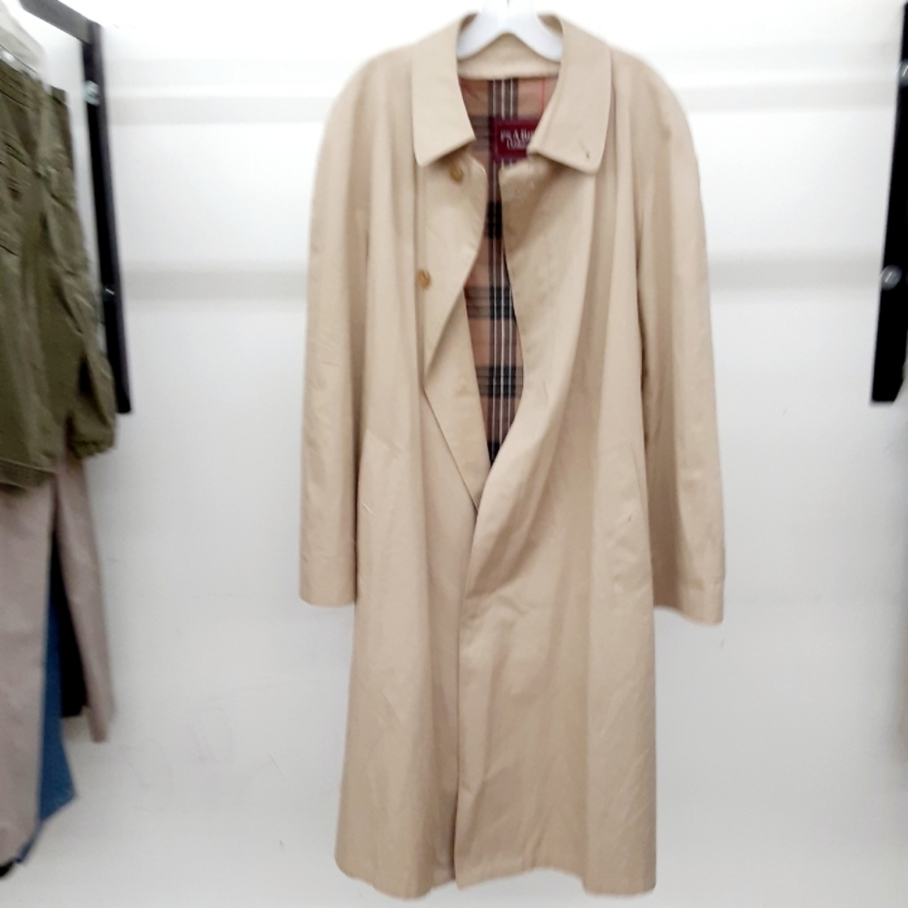 Jos A Bank Burberry Like Trench Coat - Picture 2 of 6